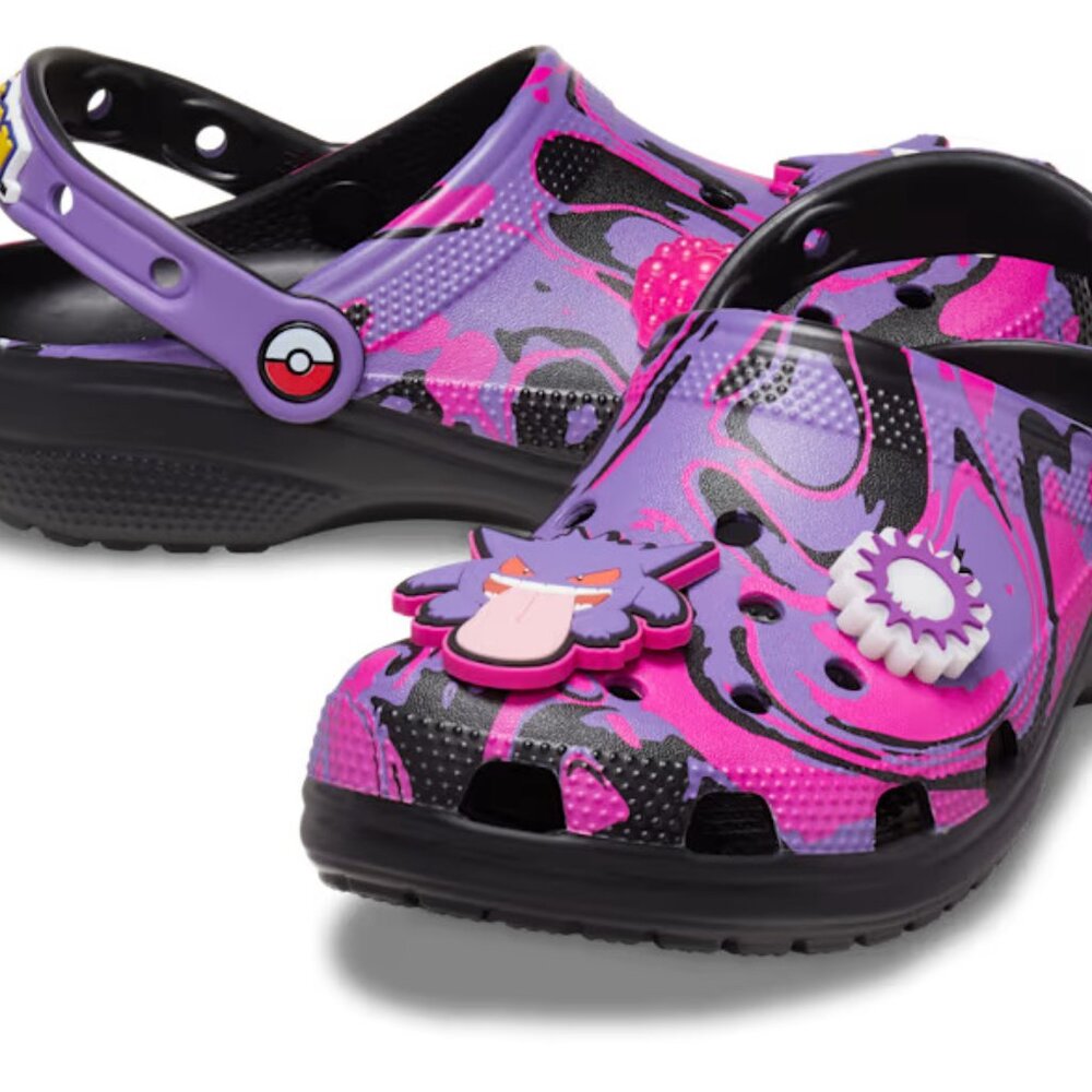 Crocs Pokémon Gengar Classic Clog women's sizes